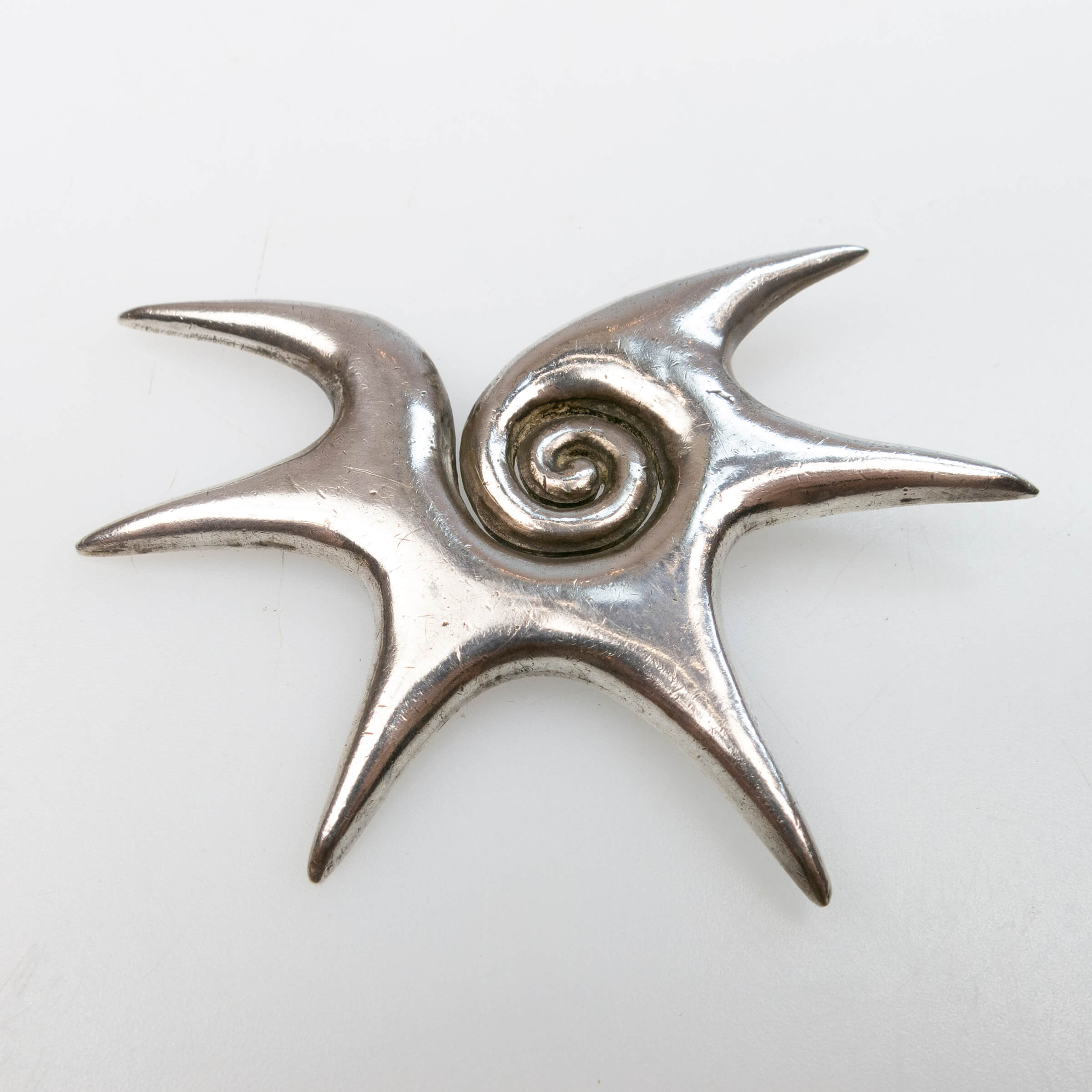 William Spratling Mexican Silver Abstract Brooch