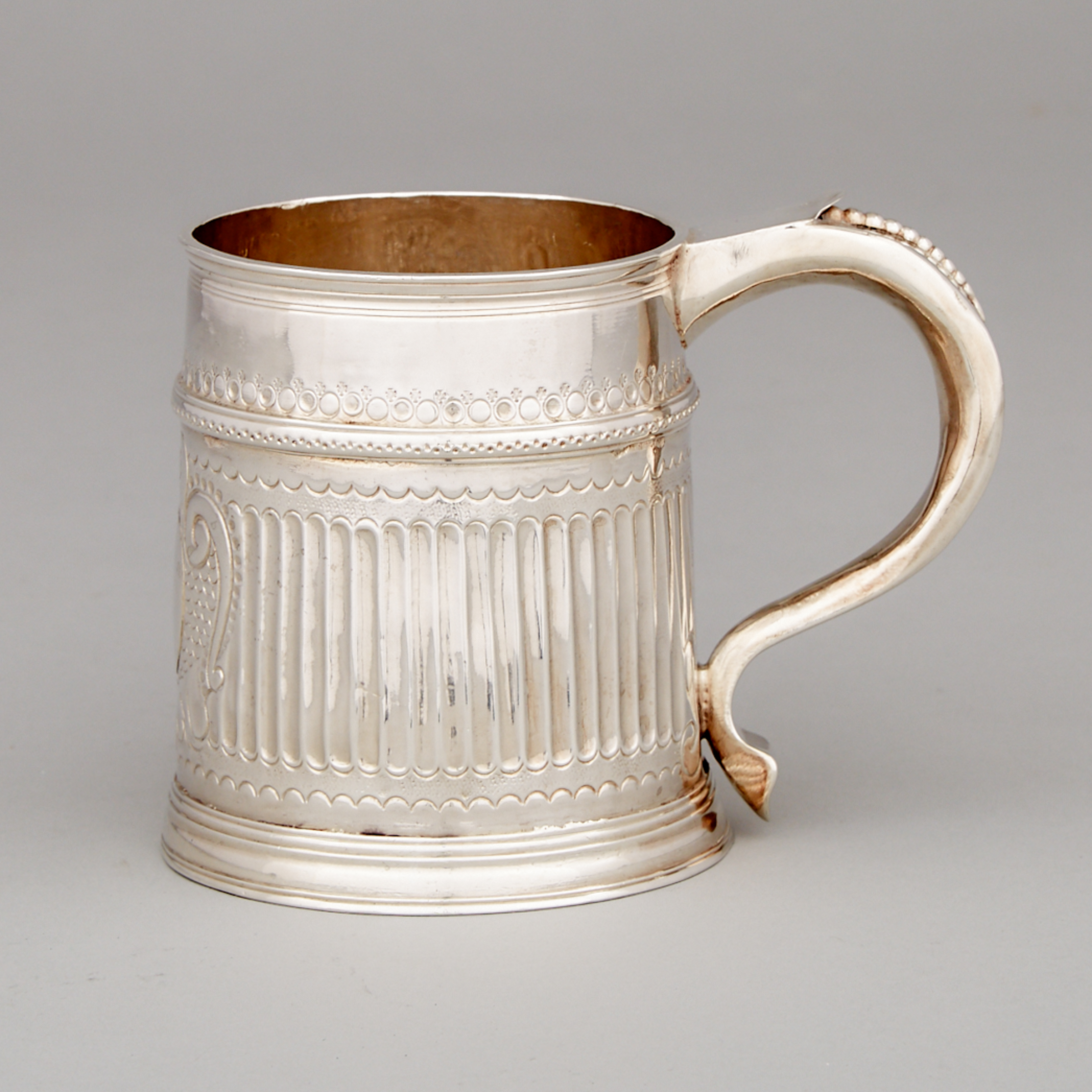 Queen Anne Silver Mug, John Gibbons, London, 1703