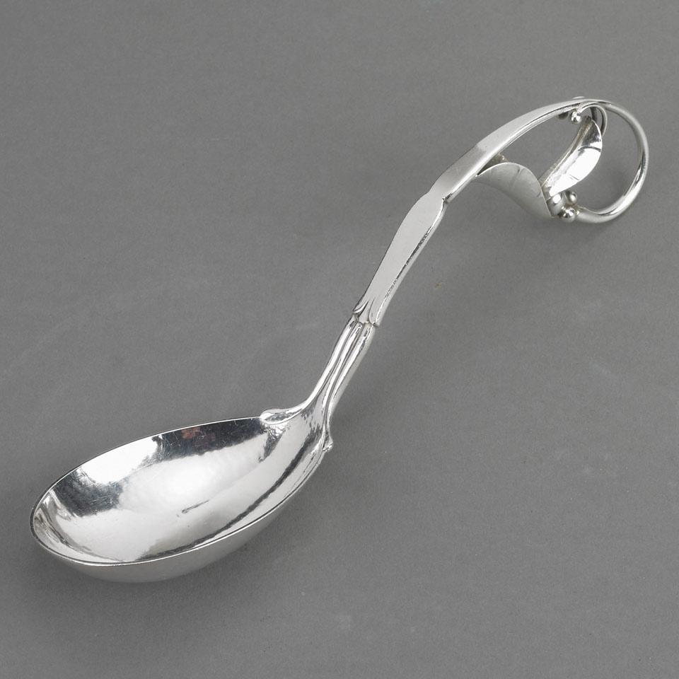 Danish Silver Serving Spoon, #141, Georg Jensen, Copenhagen, 20th century