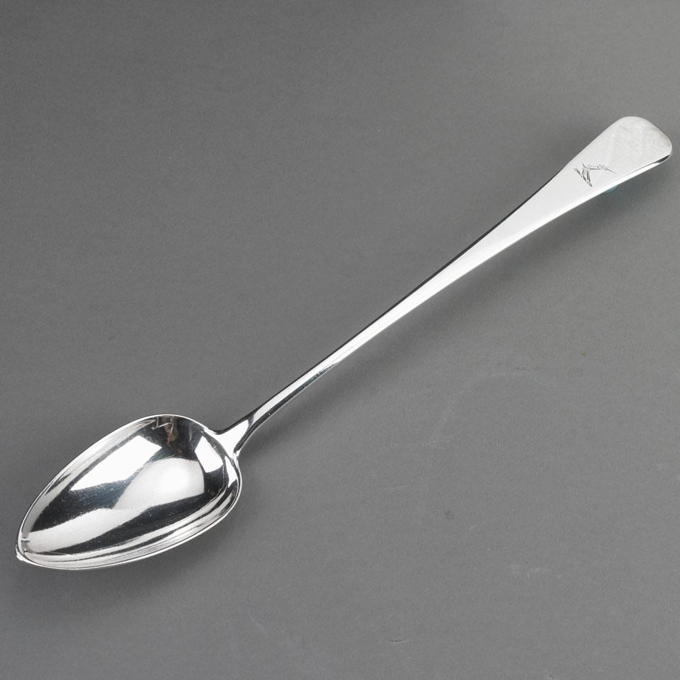 George III Silver Old English Pattern Serving Spoon, London, 1804