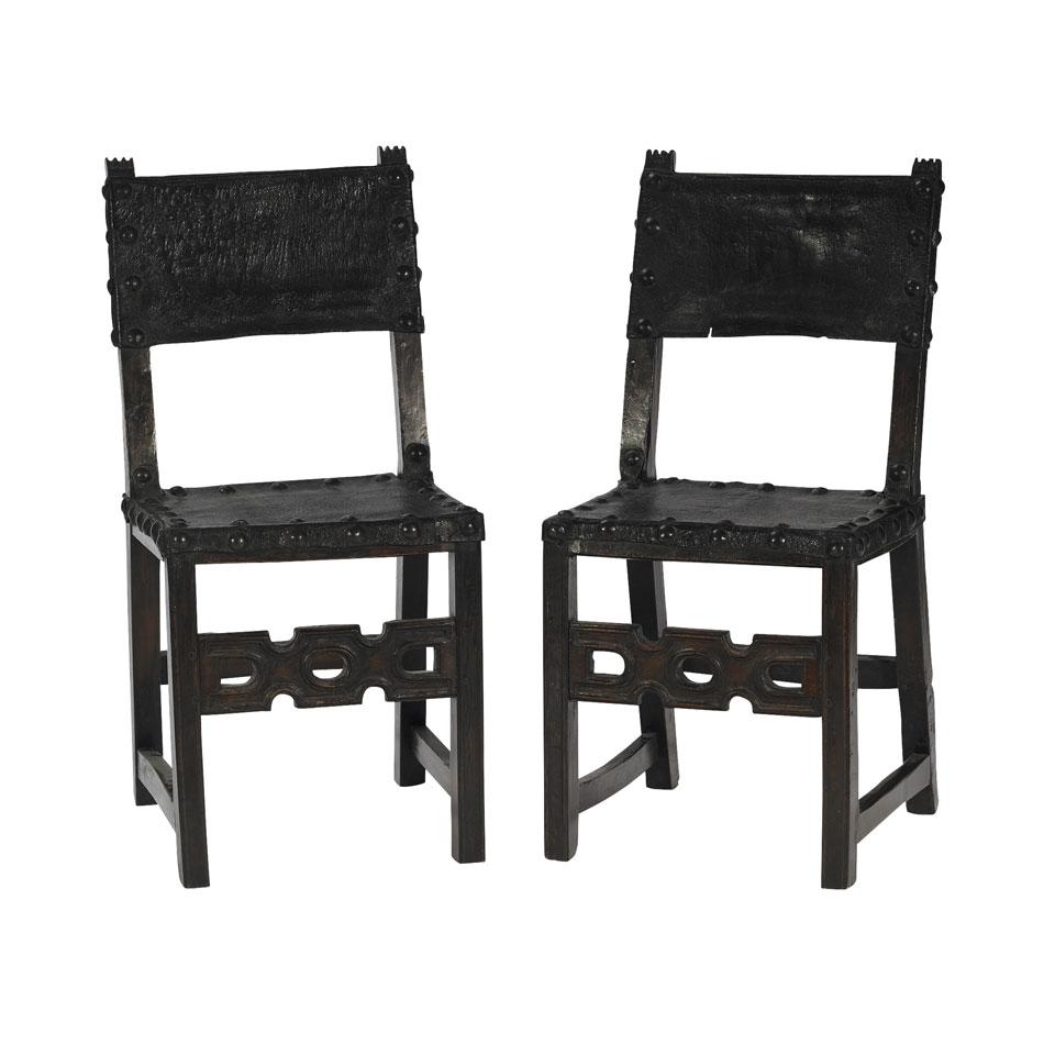 Pair of Italian Side Chairs