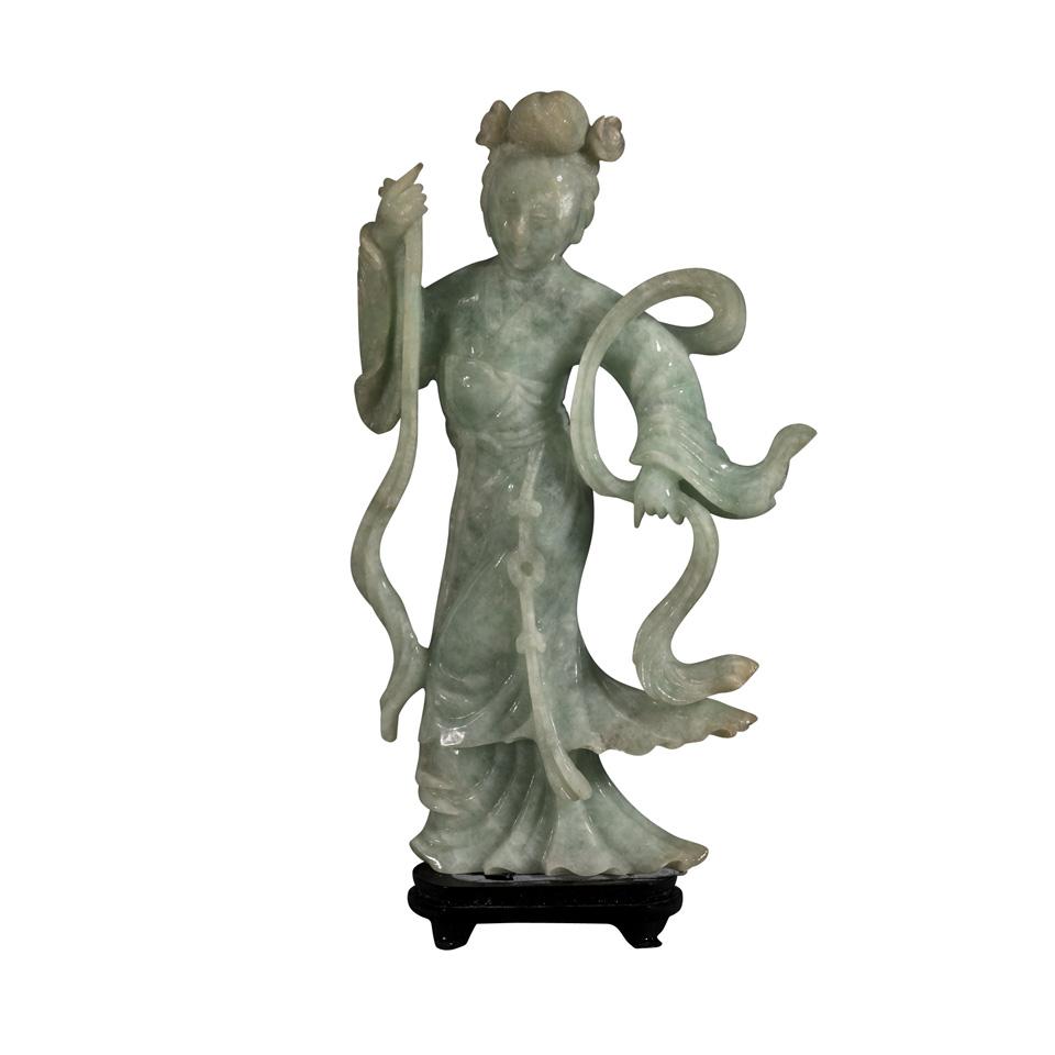 Jadeite Carving of a Lady
