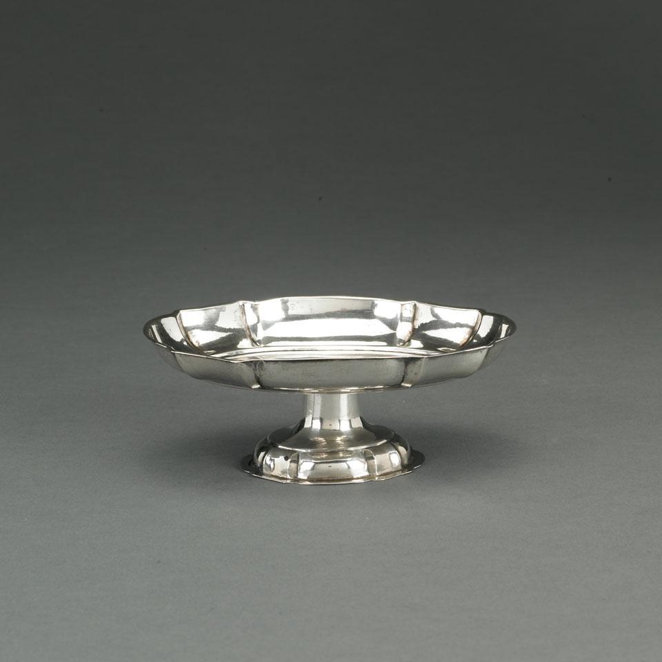 Danish Silver Sugar Bowl on Foot, c.1735