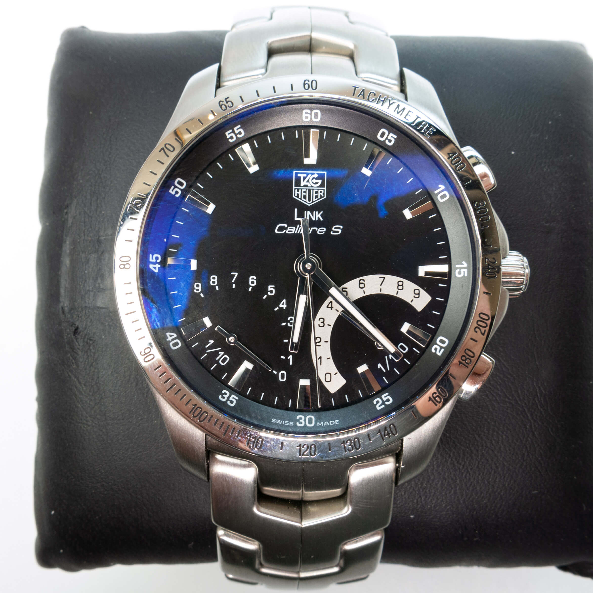 Tag Calibre S Wristwatch With Chronograph